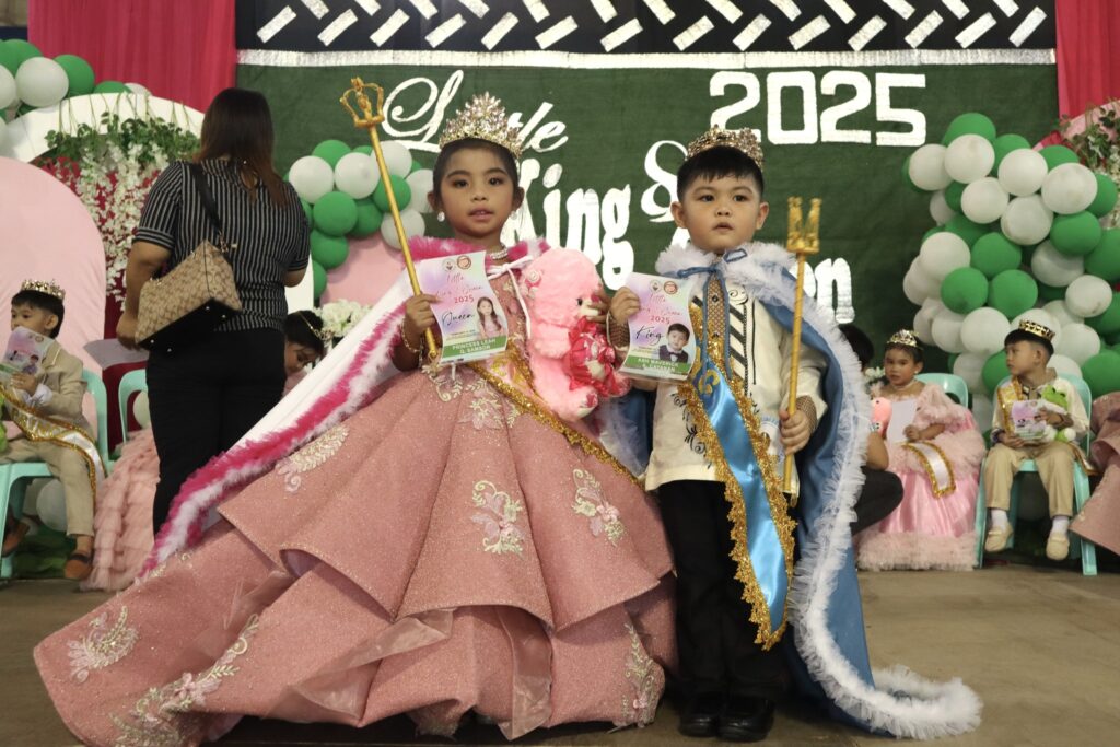 ASH MAVERICK CAYANAN AT PRINCESS LEAH SAMSON, ITINANGHAL NA LITTLE KING AT QUEEN 2025