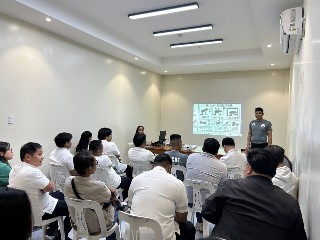 ORIENTATION PARA SA PAGHAHANDA SA NATIONWIDE EARTHQUAKE DRILL, ISINAGAWA