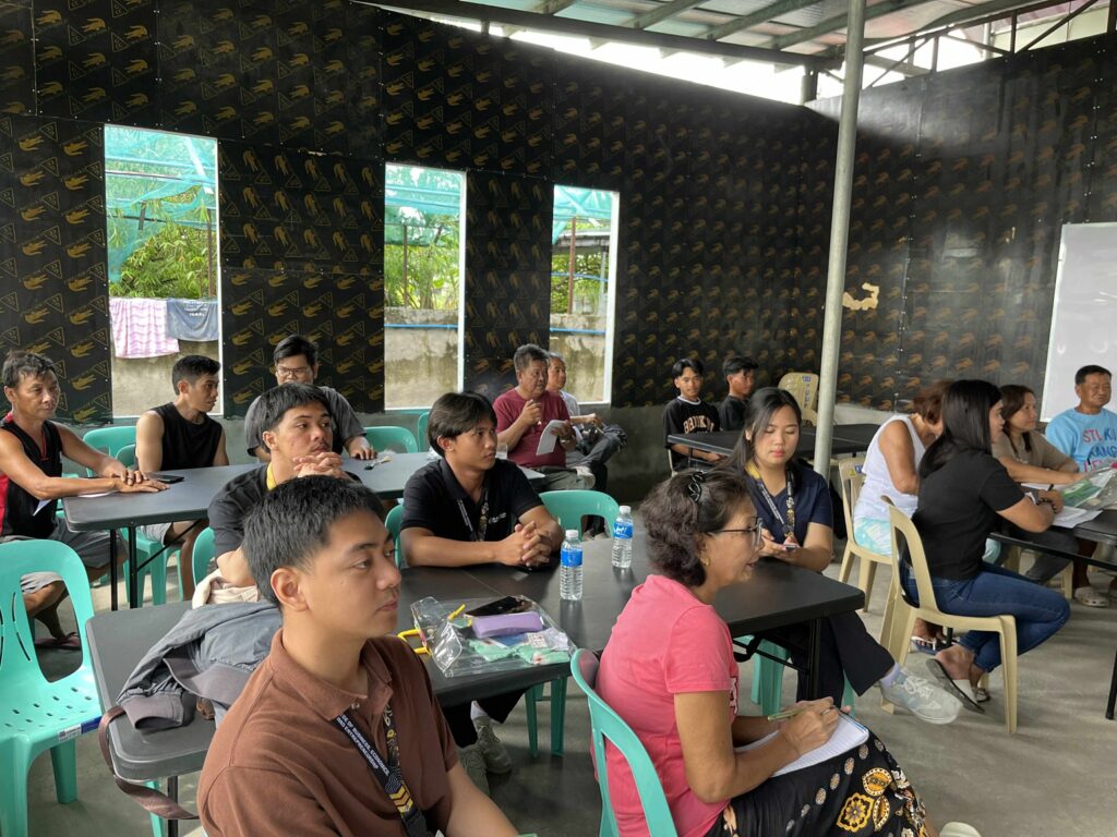 WEEK #4 OF FARMERS FIELD SCHOOL ON CLIMATE RESILIENCE AND FARM BUSINESS SCHOOL IN COLLABORATION WITH DA-RFO3